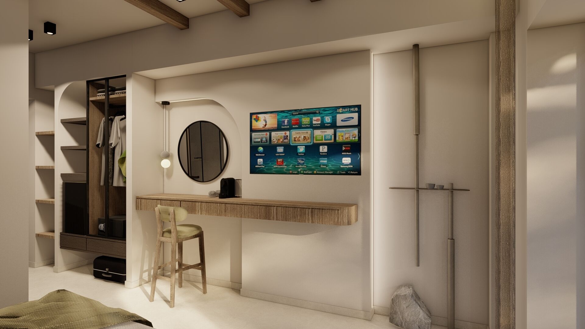 Bungalow Deluxe, vue jardin | Literie de qualité supérieure, couette en duvet d'oie