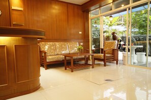 Sala de estar en el lobby
