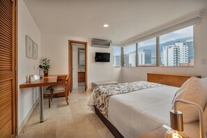 Departamento Deluxe | 1 habitación, ropa de cama de alta calidad y edredón 