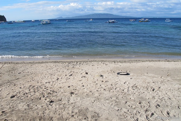 On the beach