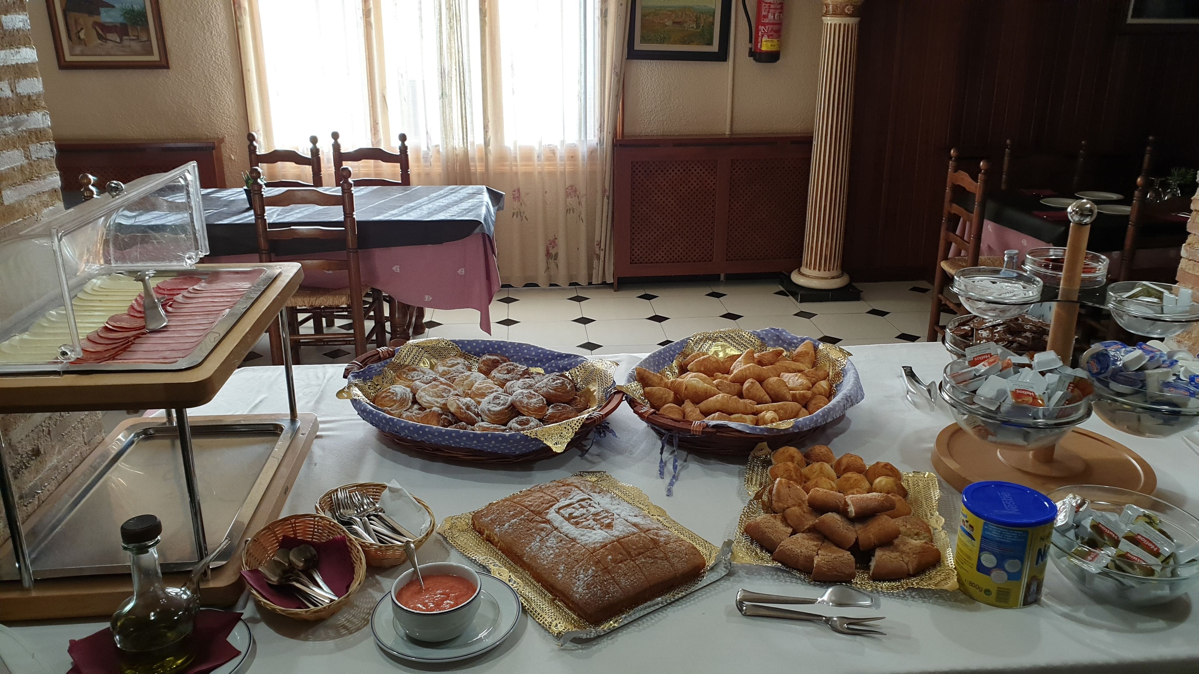 daily buffet breakfast (eur 5.50 per person)