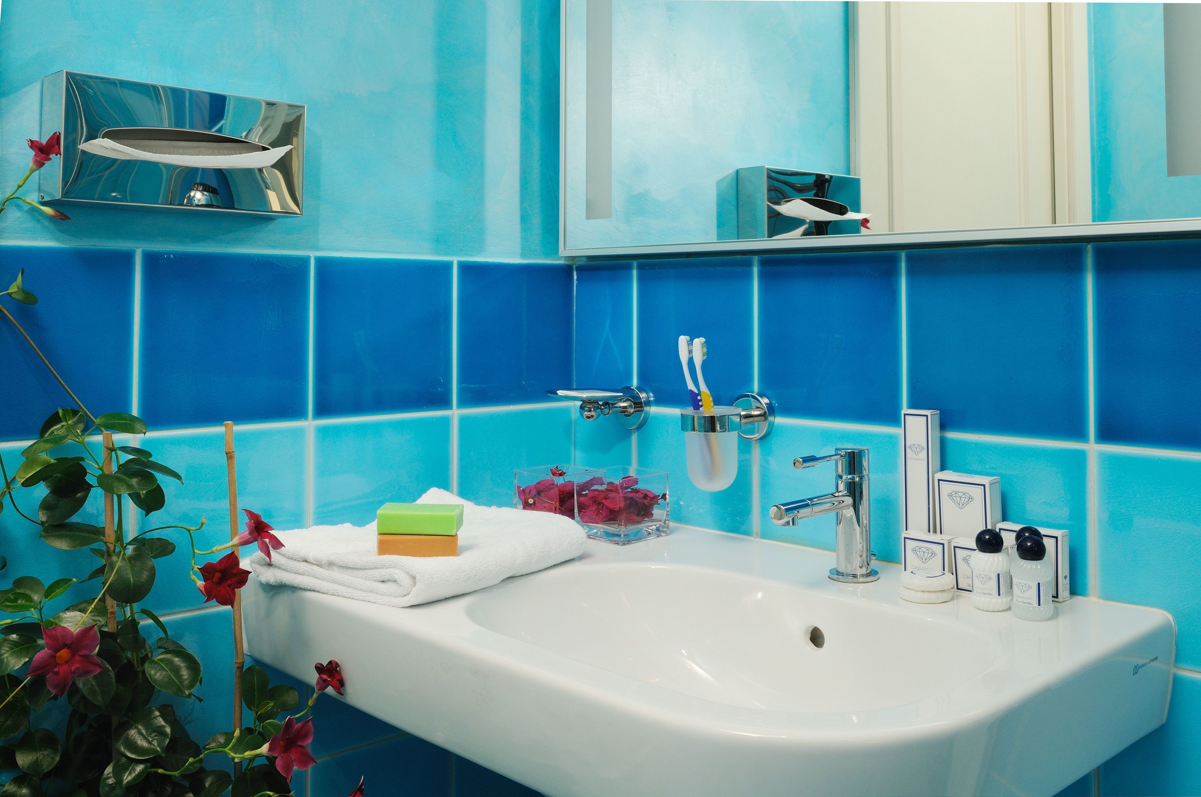 shower, rainfall showerhead, free toiletries, hair dryer