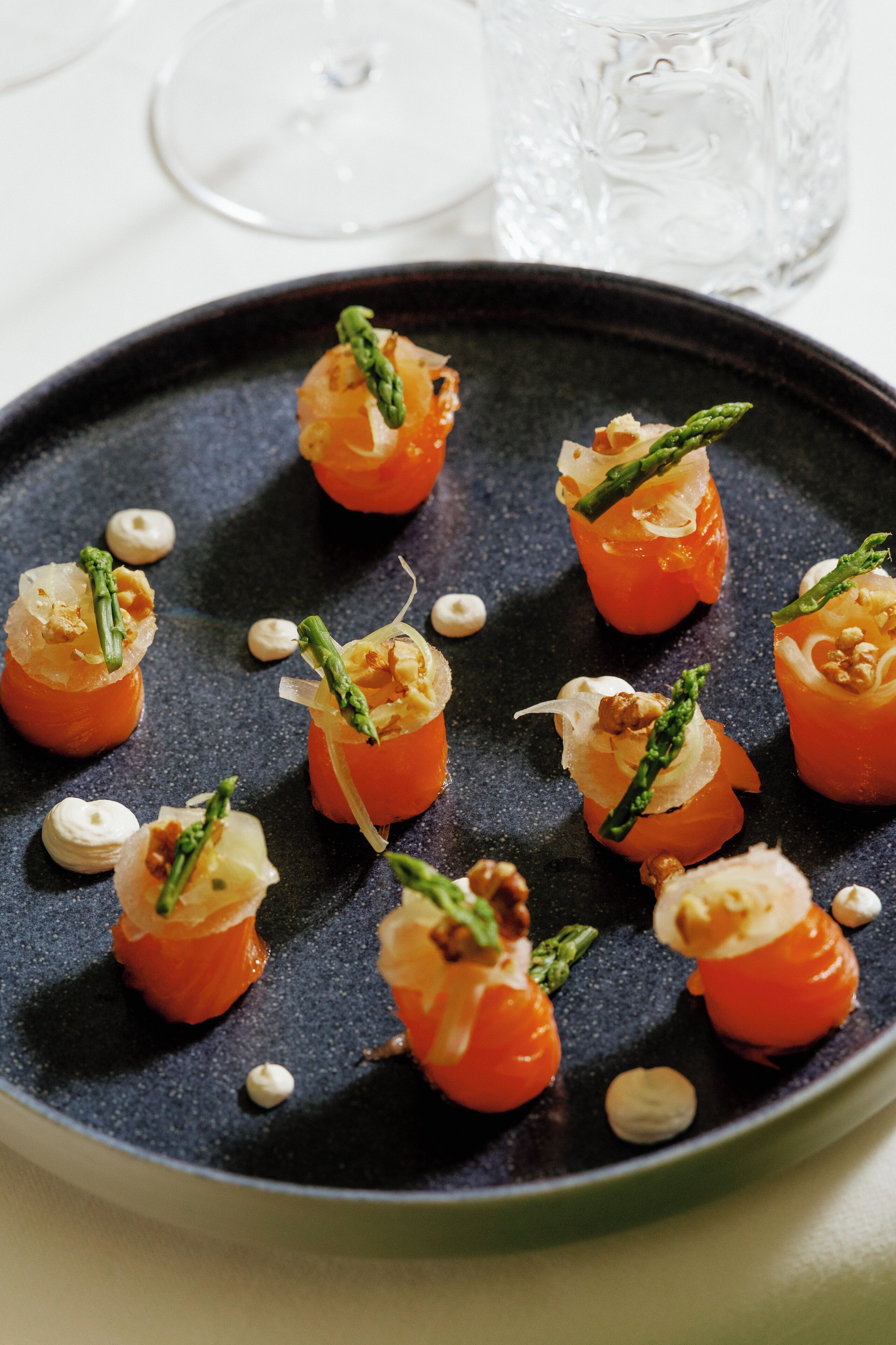 dinner served, local cuisine, garden views