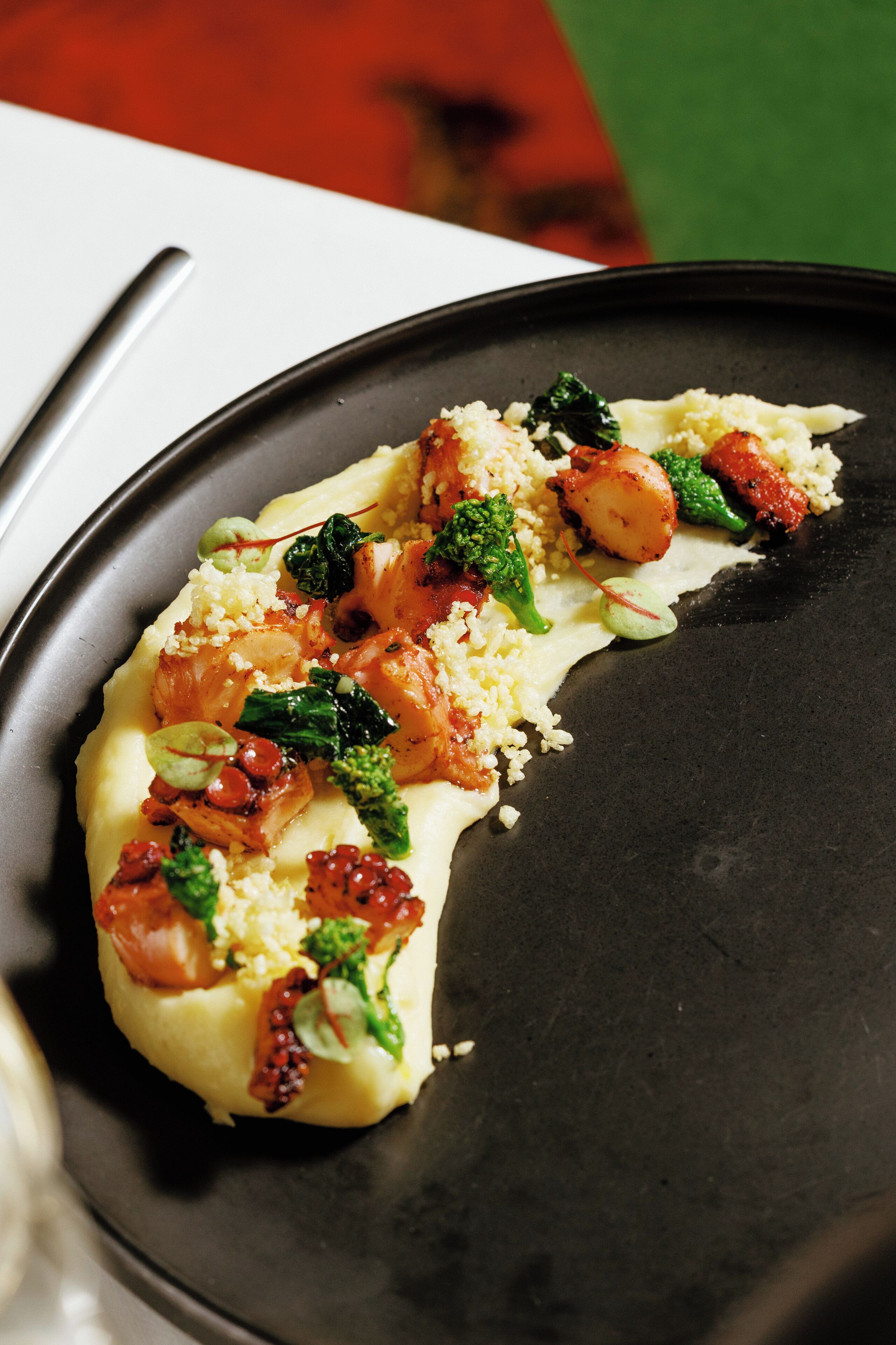 dinner served, local cuisine, garden views