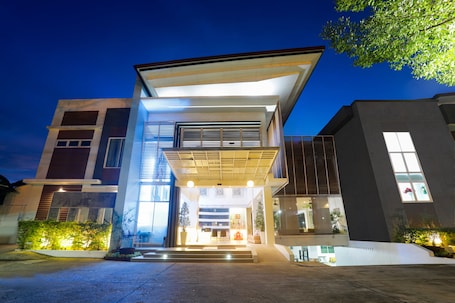 Front of property - evening/night