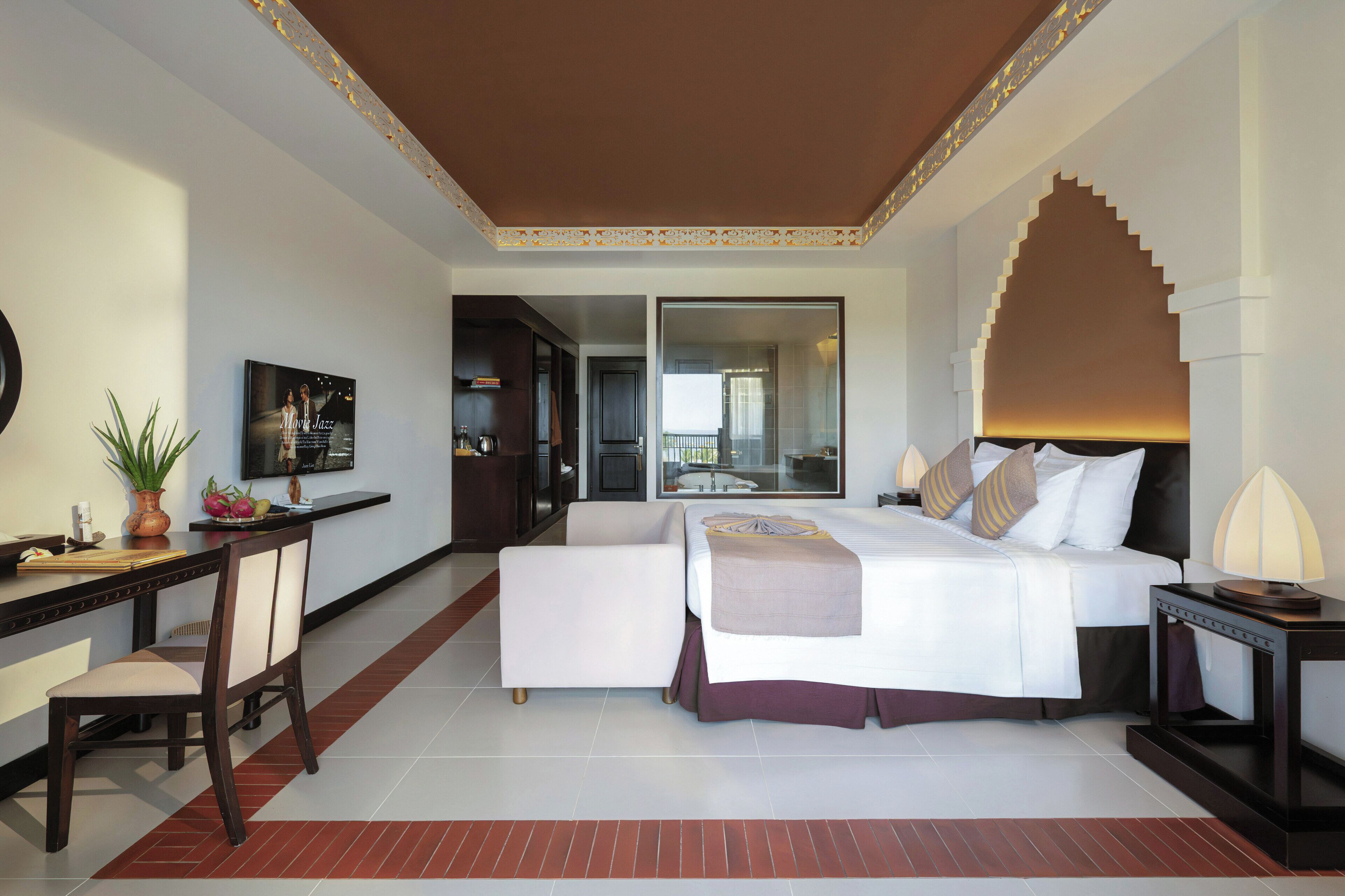 Panoramic Room, 1 Queen Bed, Sea View | 1 bedroom, minibar, in-room safe, desk