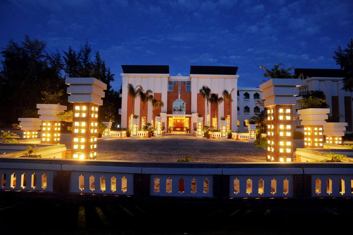 front of property – evening/night