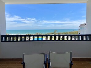 Panoramic Room, 1 Queen Bed, Sea View | Balcony view