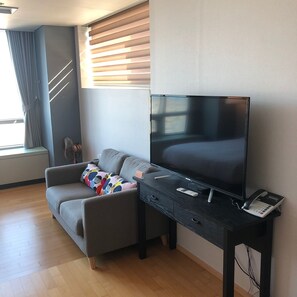 Rom – deluxe, havutsikt | Sengetøy i egyptisk bomull, sengetøy av topp kvalitet og dundyner