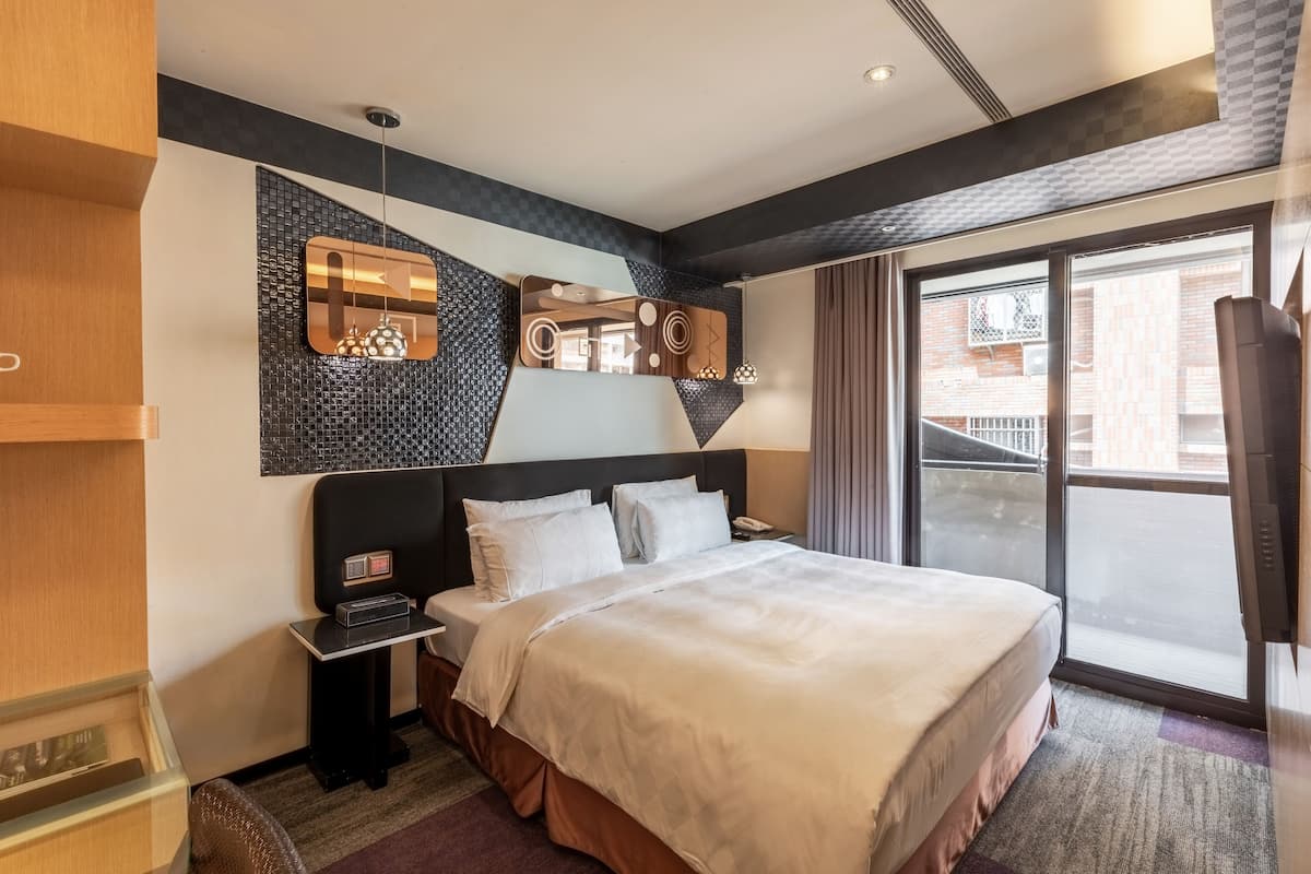 Chambre Double Luxe, 1 lit double, balcon