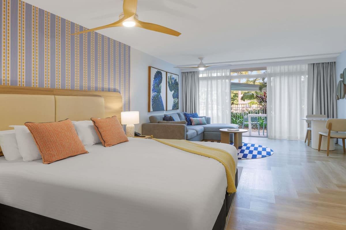 Estudi, 1 llit doble | Roba de llit d'alta qualitat, caixa forta a l'habitació i escriptori