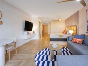 Estúdio, 1 cama de casal | Roupas de cama premium, cofres nos quartos, escrivaninha