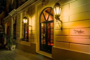 Front of property - evening/night