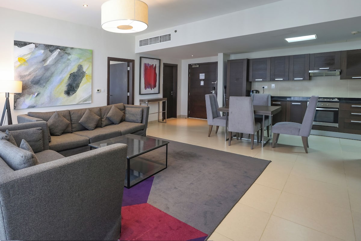 Appartement Deluxe, 1 chambre | Coin séjour