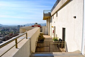 Blick von der Unterkunft