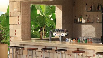 Poolside bar