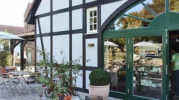 Overnatningsstedets indgangsparti