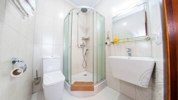 Superior Single Room | Bathroom | Shower, designer toiletries, hair dryer, bathrobes