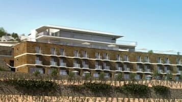 Fassade der Unterkunft