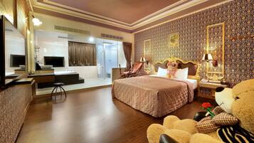 Deluxe Room, 1 Katil Kelamin (Double) | Meja, kalis bunyi, Wi-fi percuma