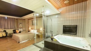 Rom – deluxe, 1 dobbeltseng | Boblebad