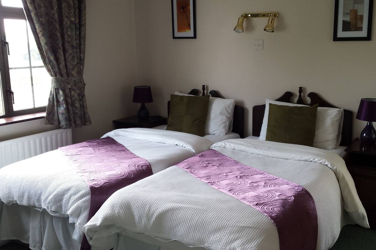 Chambre Standard avec lits jumeaux, salle de bains attenante