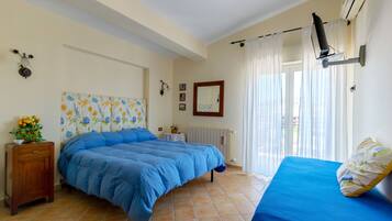 Down duvets, desk, blackout curtains, iron/ironing board (on request)