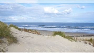 Vlak bij het strand