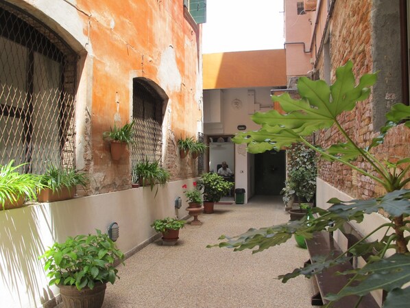 Majoituspaikan julkisivu