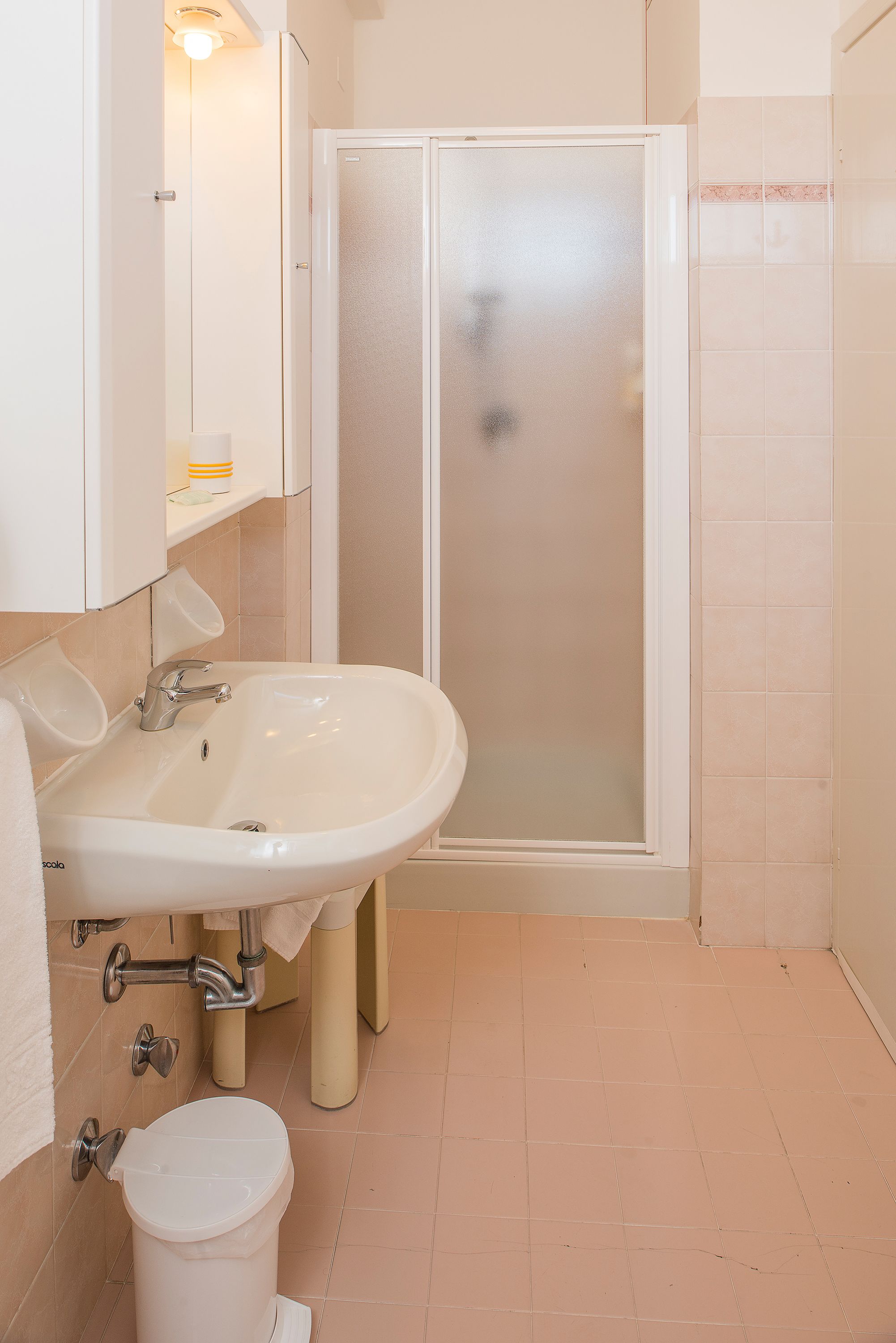 shower, free toiletries, hair dryer, bidet