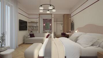 Doppia Deluxe | Minibar, una cassaforte in camera, con arredamento individuale