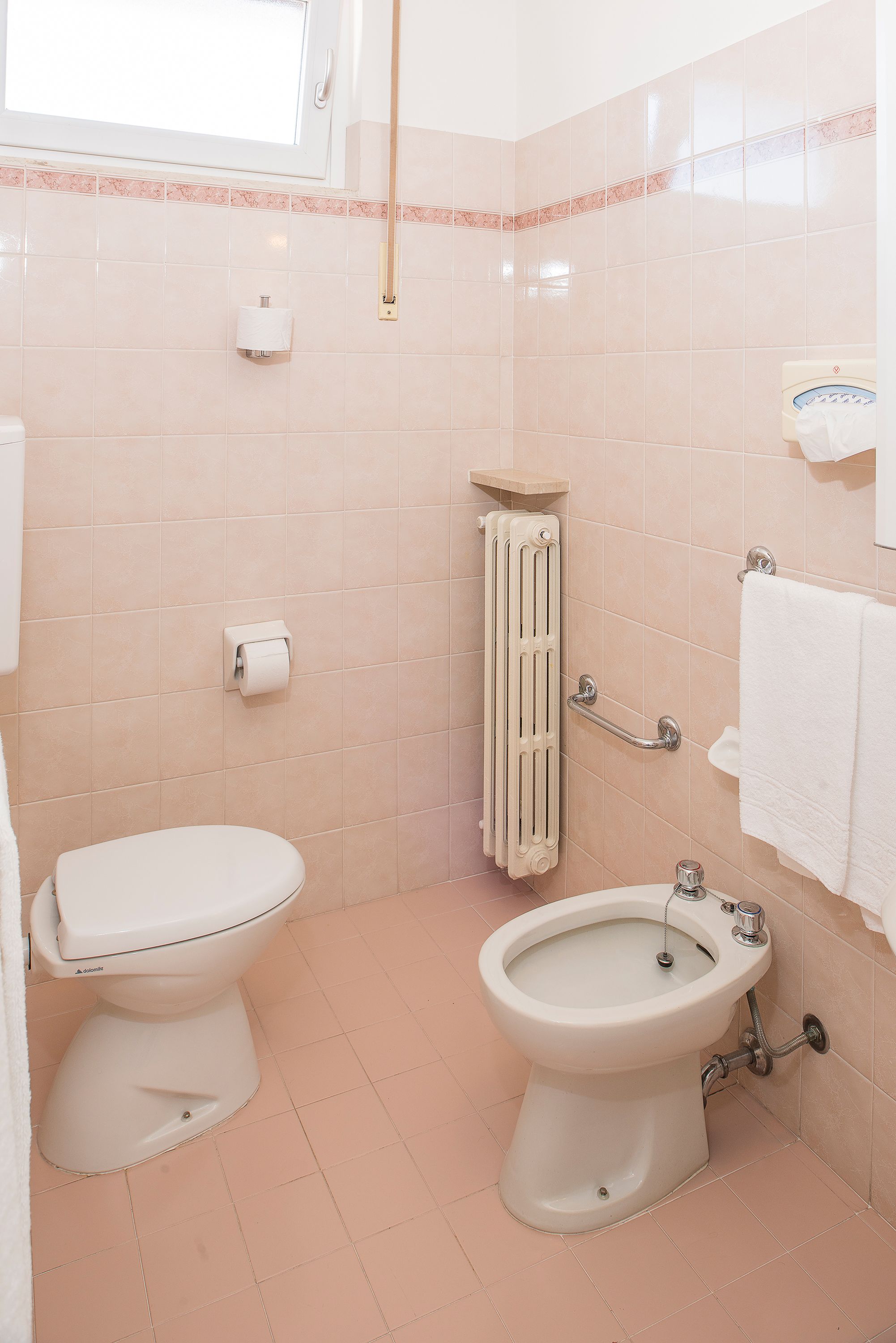 shower, free toiletries, hair dryer, bidet