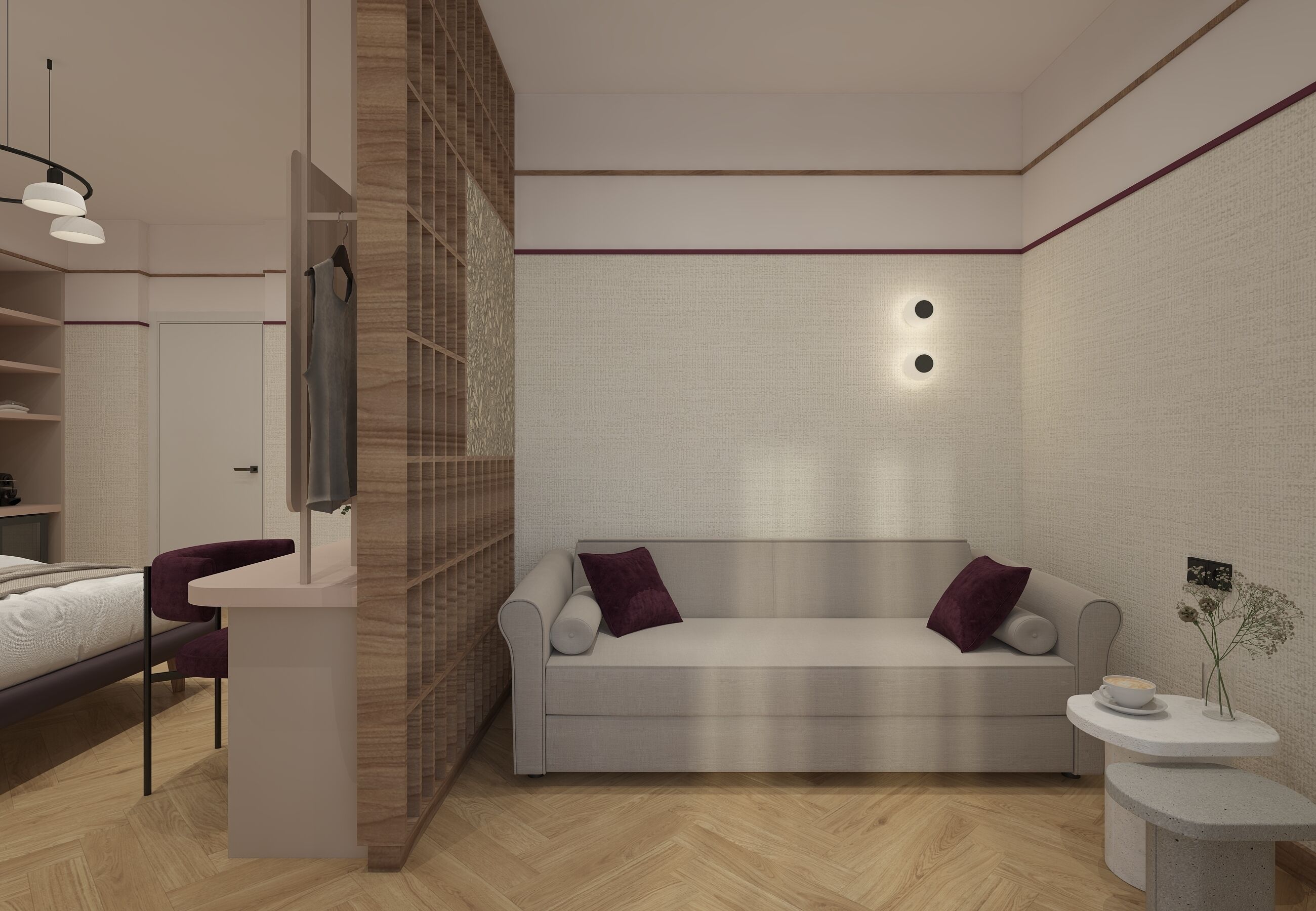 Family Quadruple Room | Minibar, in-room safe, individually furnished, desk