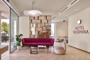Sitteområde i lobbyen