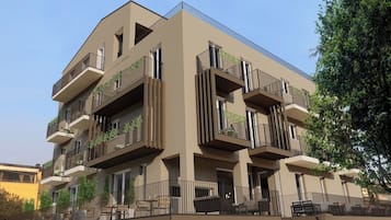 Facciata della struttura