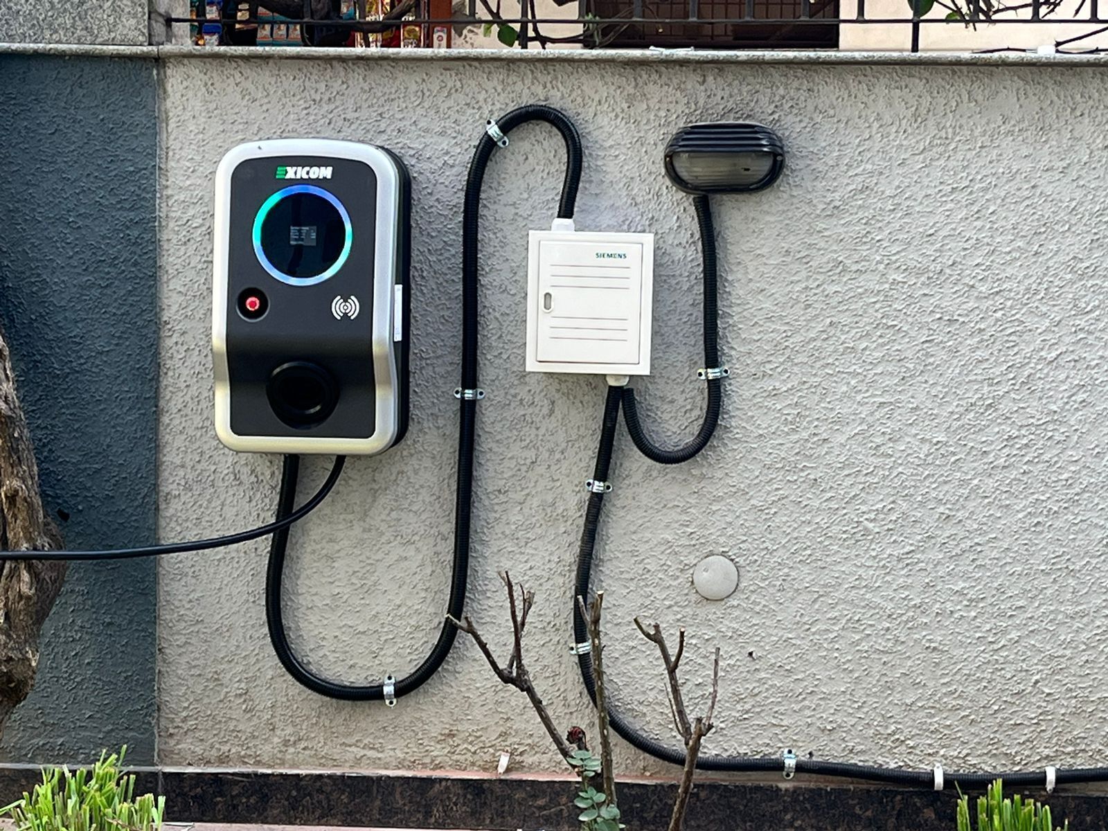 electric vehicle-charging station