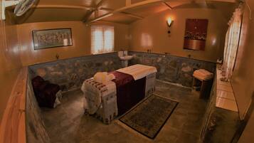 Aromatherapy, facials, massages