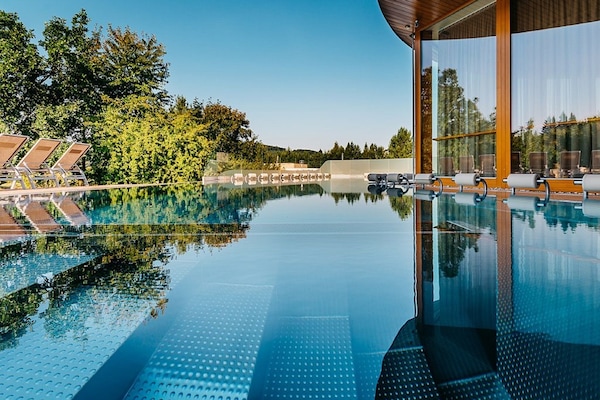 Indoor pool, outdoor pool