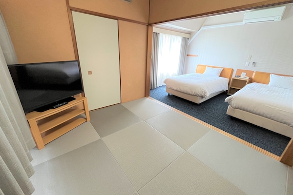Japanese Western Style Room(The Top Floor), Smoking | Down comforters, desk, blackout drapes, free WiFi