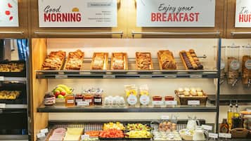 Daily continental breakfast (GBP 13 per person)