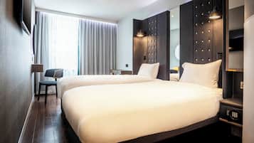 Twin Room | In-room safe, blackout curtains, free WiFi, bed sheets