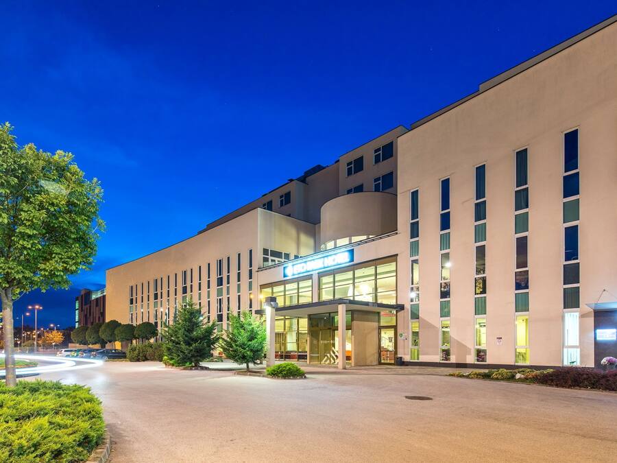 Front of property - evening/night