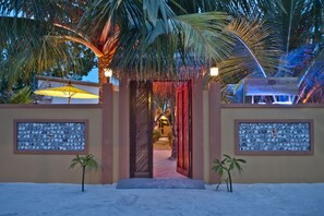 Front of property - evening/night