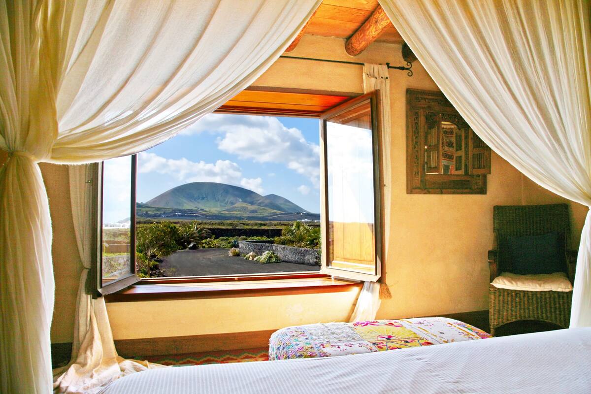 Individually decorated, individually furnished, desk, iron/ironing board