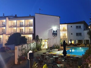 Front of property – evening/night