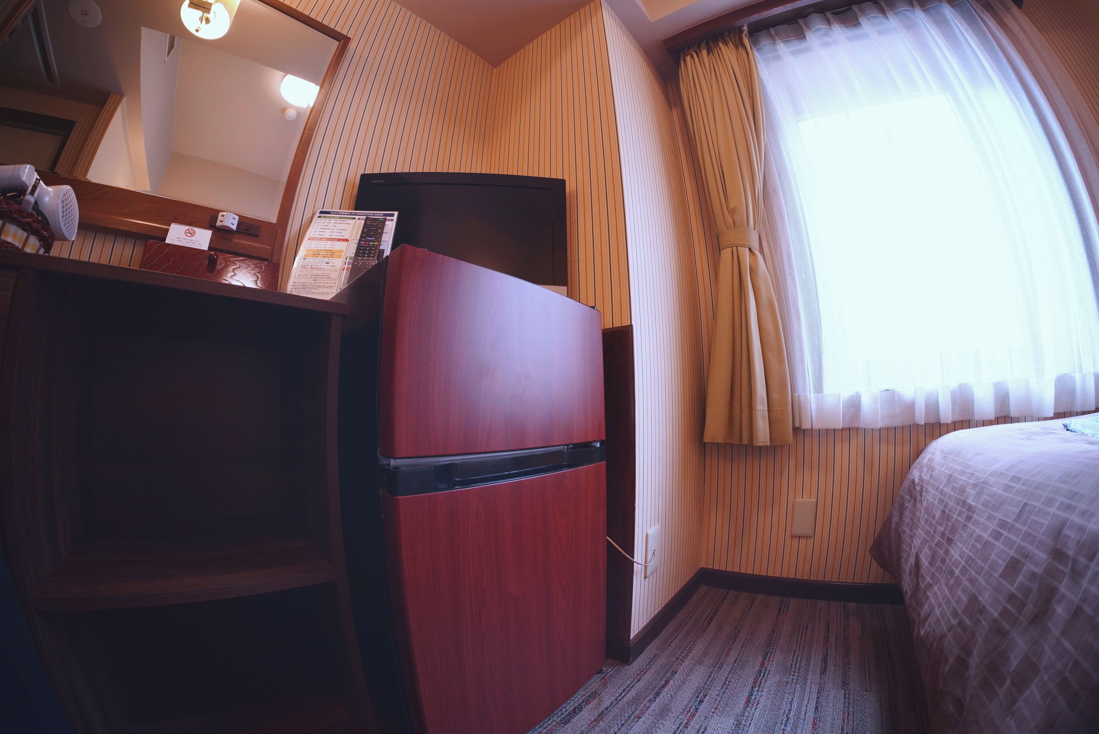 semi double room (135 cm), non smoking | desk, blackout curtains, iron/ironing board, free wifi