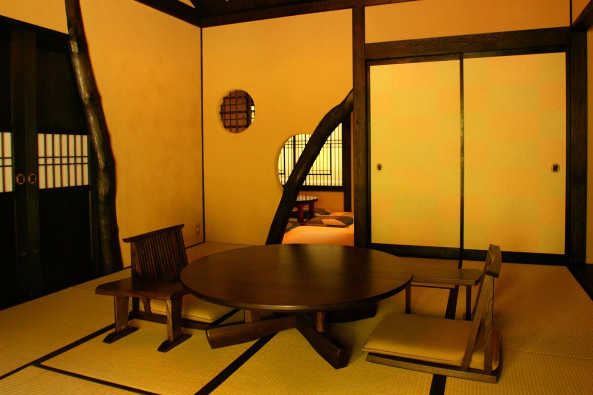 Maison luxueuse, dans l’édifice annexe (Japanese-Style,Open Air-Bath, Garden) | Coffre-fort, bureau, accès au Wi-Fi (inclus)