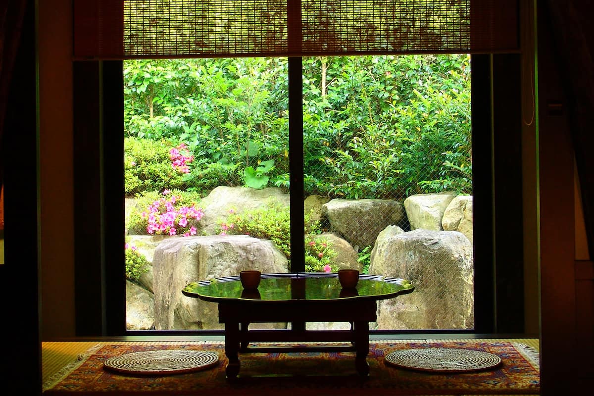 Casa estándar, terraza, en edificio anexo (Japanese-Style,Open Air-Bath, Garden) | Caja fuerte, escritorio, wifi gratis