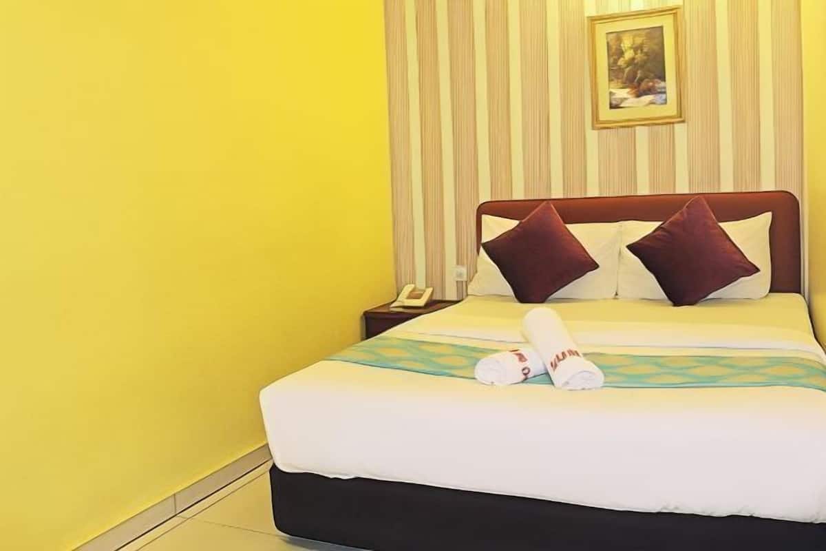 1 chambre, literie hypoallergénique, bureau, fer et planche à repasser