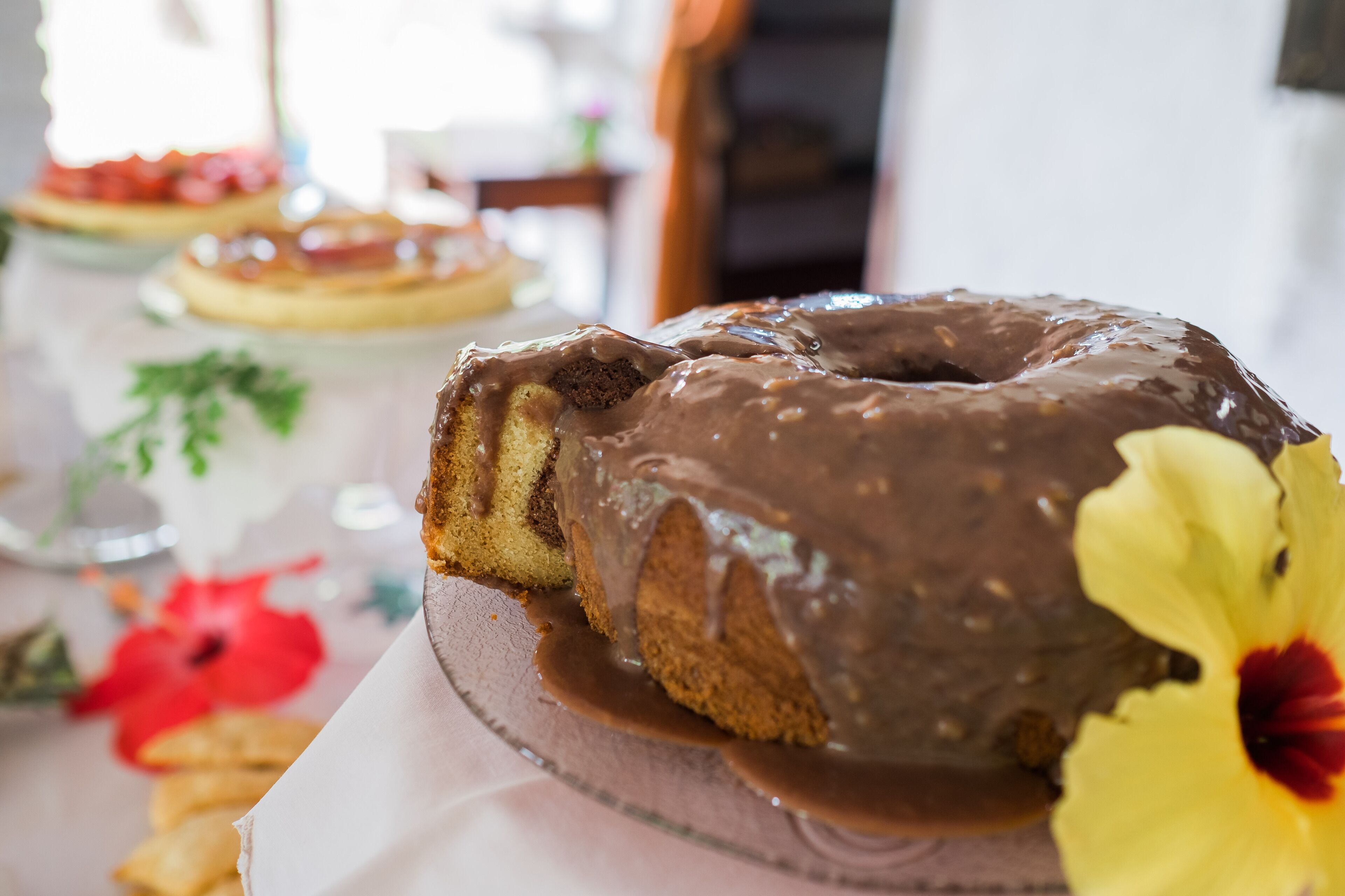 daily buffet breakfast for a fee